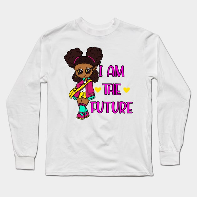 I am the future Long Sleeve T-Shirt by codebluecreative